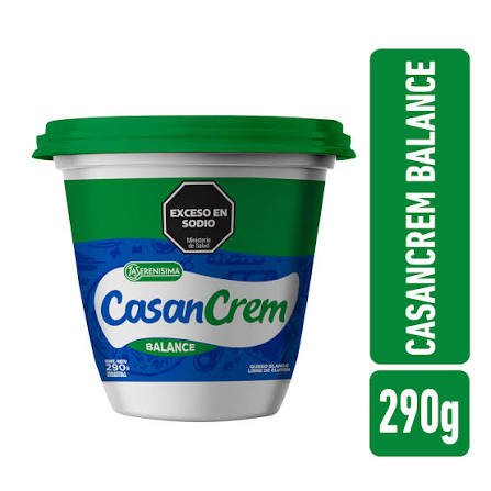 QUESO CASANCREM LIGHT 290 GRS VERDE